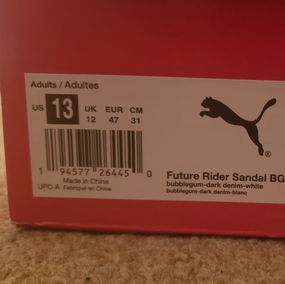Puma Future Rider Sandals Size 13 - Picture 3 of 5